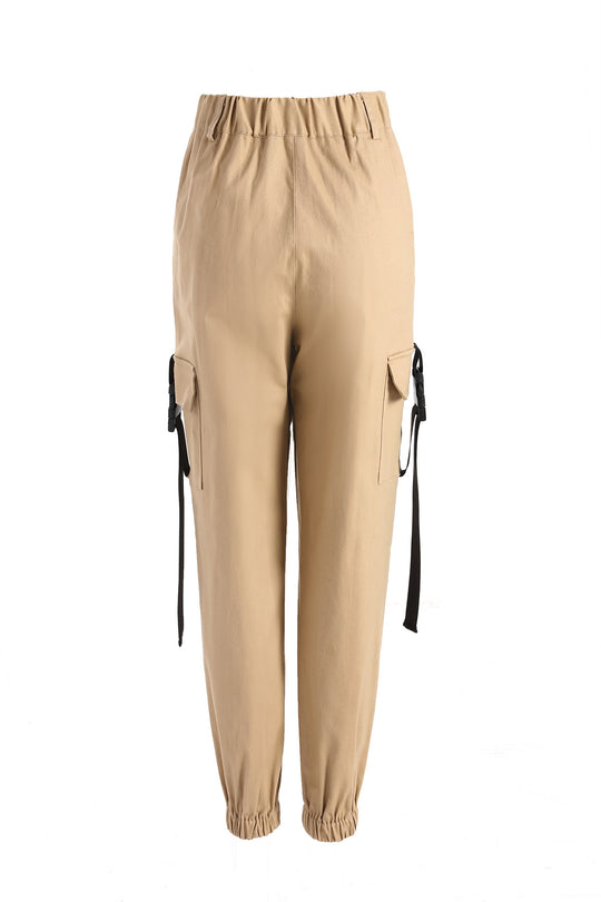 Damen Cargo-Hose mit elastischem Bund und praktischen Seitentaschen R&B