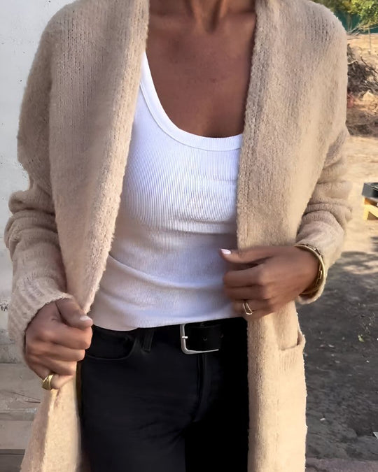 R&B | Lässiger Strick-Cardigan mit Taschen