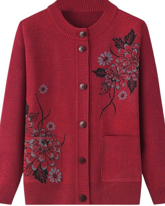 R&B | Floral Charm Strickjacke
