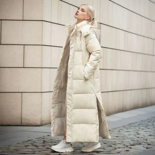 R&B | Langer Wintermantel für Damen, stilvoll und warm