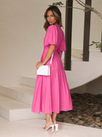 R&B | Kleid Mit Puffärmeln
