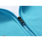R&B | Fleecejacke Damen Reißverschluss-Fleece mit Stehkragen