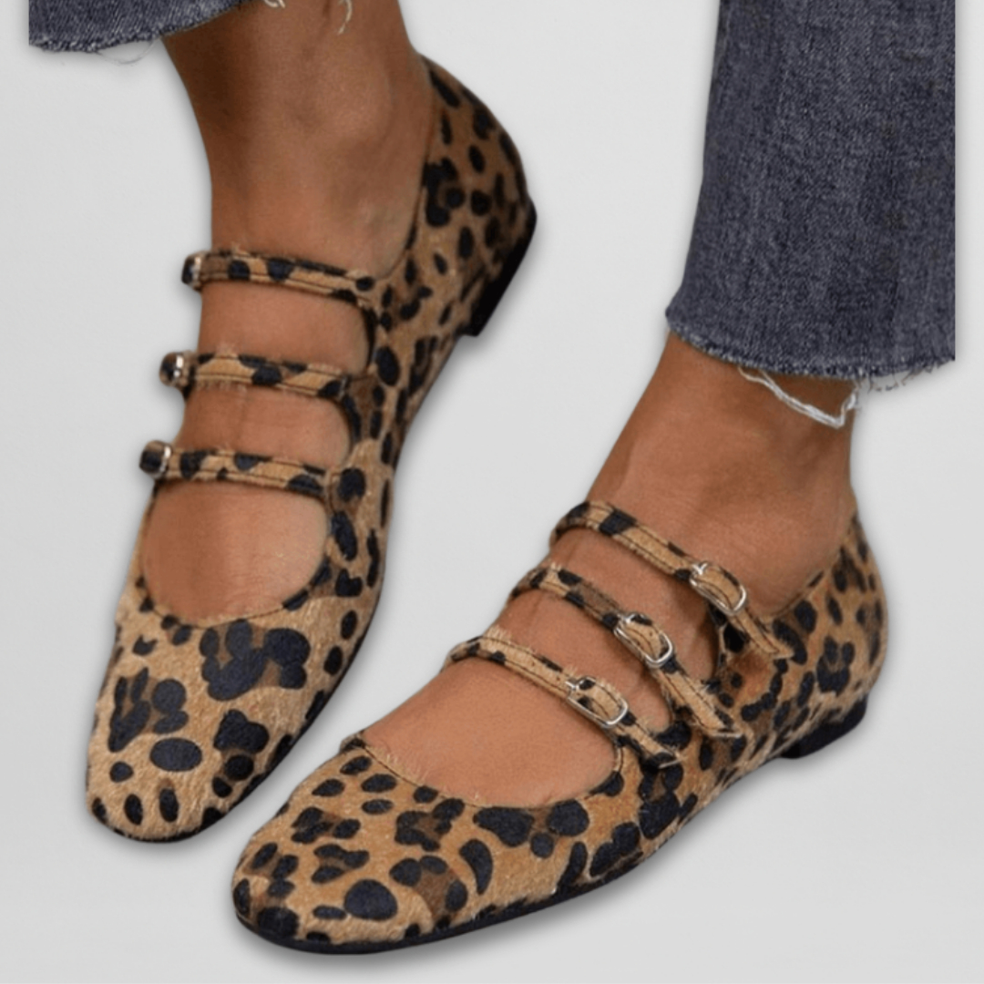 Leopard-Ballettschuhe R&B R&B