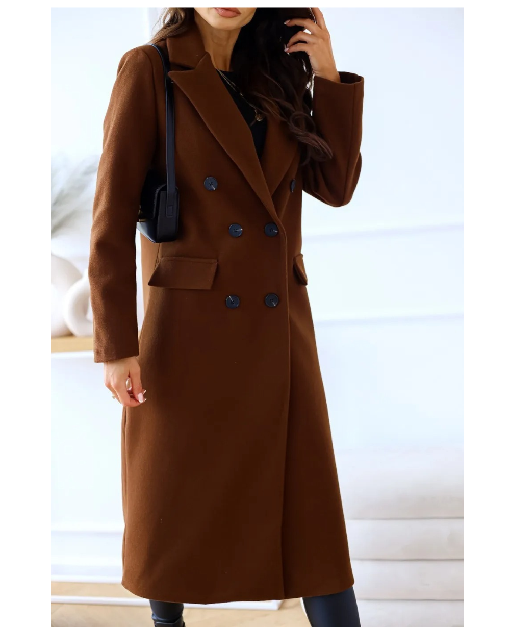 R&B | Lange Elegante Taillierte Trenchcoat Für Damen | Perfekt Für Herbst Und Winter