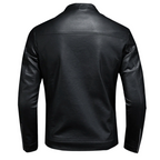 R&B | Trendig Leder Bikerjacke für Männer