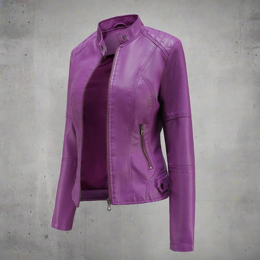 Stilvolle Damen-jacke mit Reißverschlusstaschen