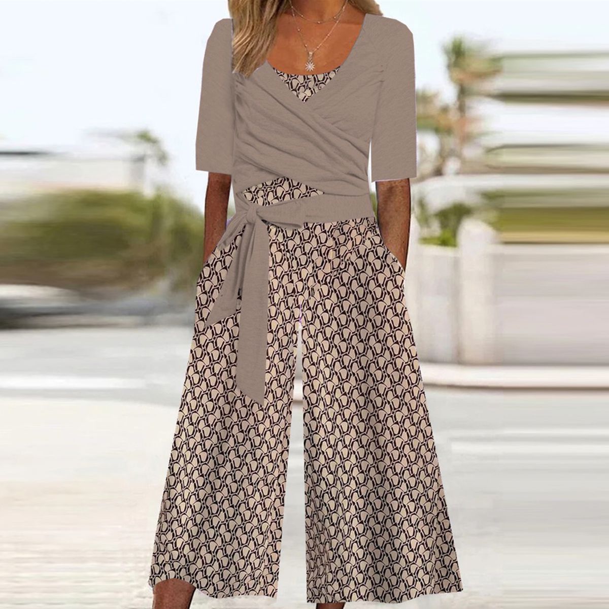 R&B | Jumpsuit mit Seitentaschen für Damen