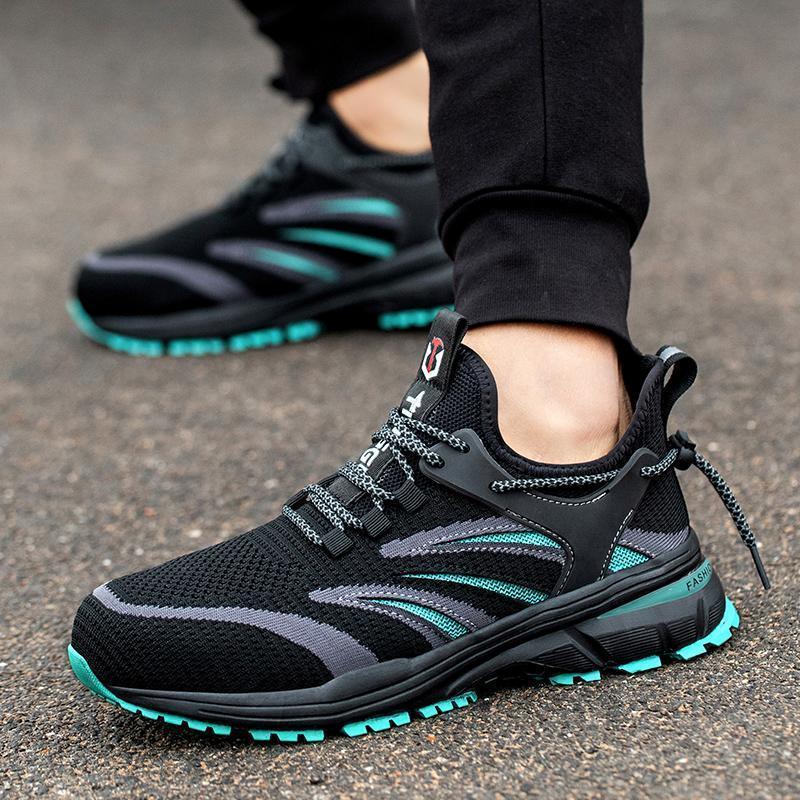 S1P Superleichte atmungsaktive rutschfeste Schutzschuhe Arbeitsschuhe R&B