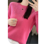 R&B | Sweatshirt - Weicher Strickpullover mit funkelnden Details