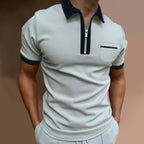R&B | Schmal geschnittenes Taschen-Poloshirt