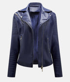 R&B | Damen Kunstleder Bikerjacke