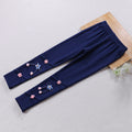 Mädchen Leggings mit floralen Applikationen R&B