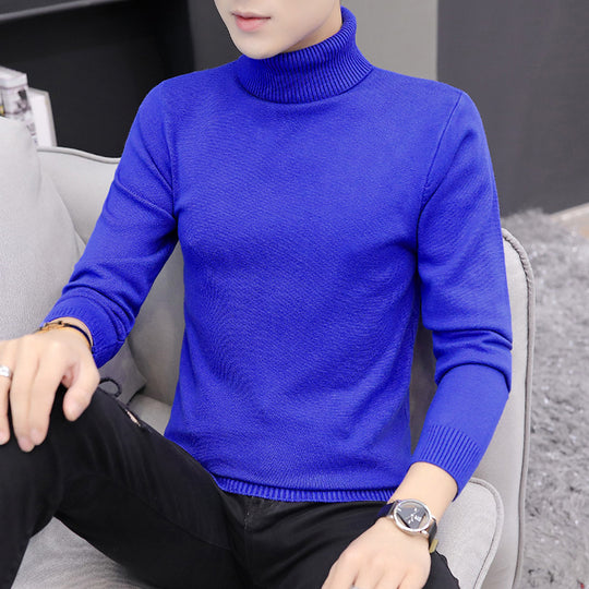 Herren hochgeschlossenes Strickoberteil R&B