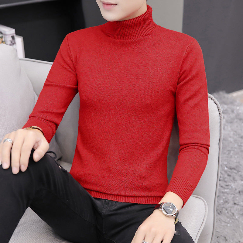 Herren hochgeschlossenes Strickoberteil R&B