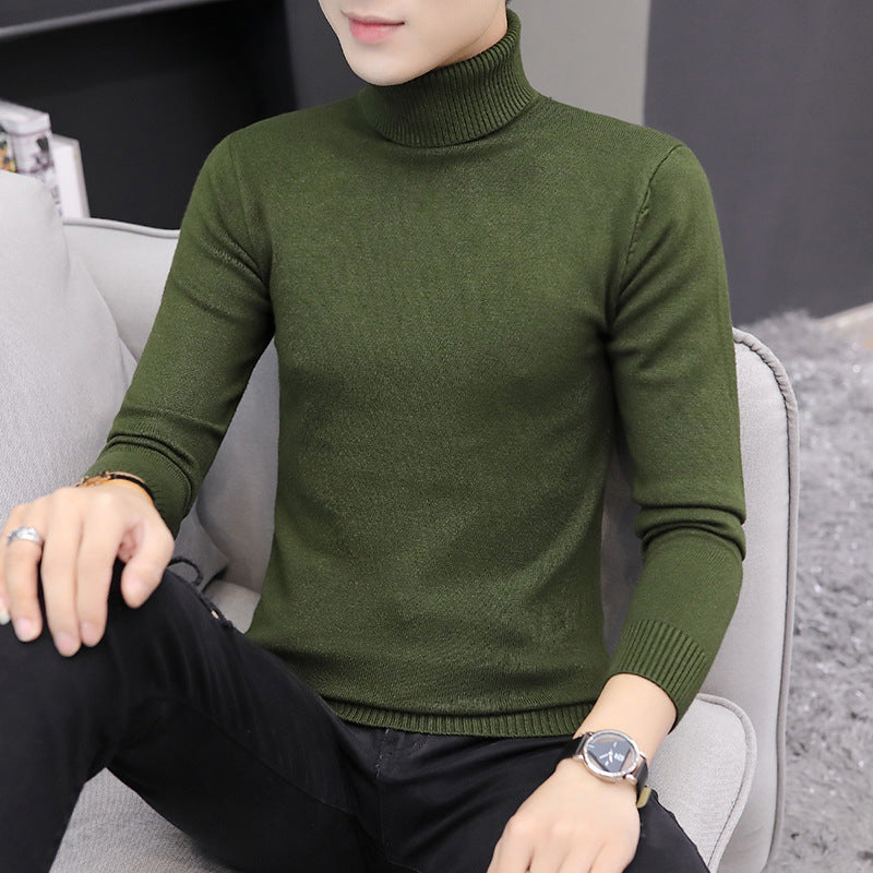 Herren hochgeschlossenes Strickoberteil R&B