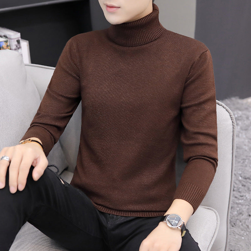 Herren hochgeschlossenes Strickoberteil R&B