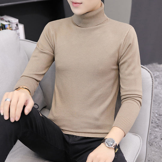 Herren hochgeschlossenes Strickoberteil R&B