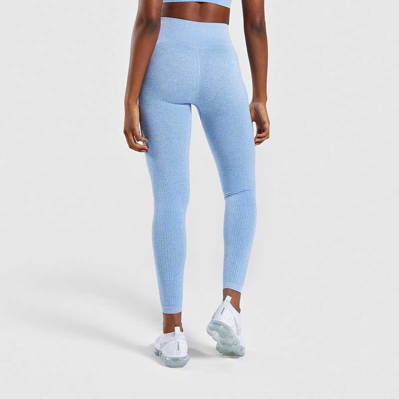 Damen Hohe Performance Fitnessleggings mit strukturierter Oberfläche R&B