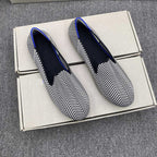 Damen Sportliche Slip-On Schnürschuhe mit atmungsaktivem Obermaterial