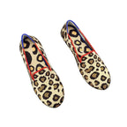 Damen Elegante Mokassins mit modernem Leopardenmuster