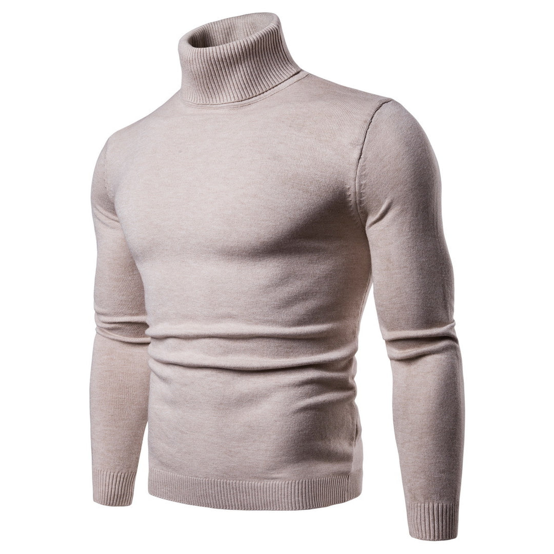 Herren Rollkragenpullover aus weicher Merinowolle mit eleganter Struktur R&B