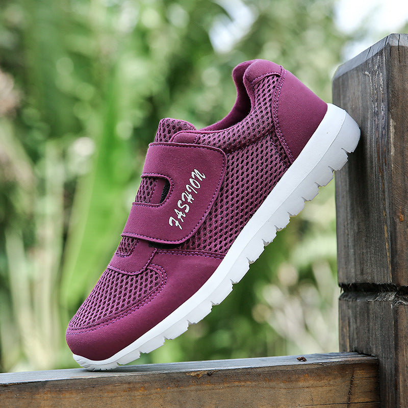 Damen Sportliche Sneaker mit rutschfester Sohle und atmungsaktivem Netzdesign R&B