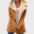 R&B | Faux-Lammfell-gefütterter Parka-Mantel