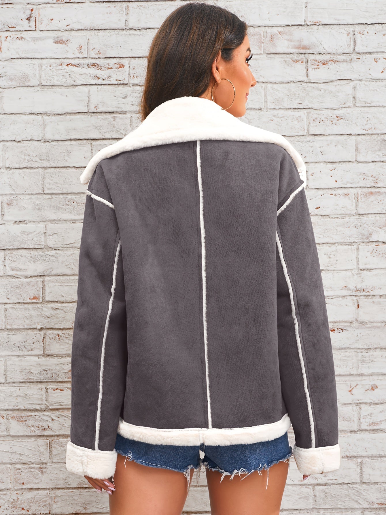 R&B | Winterjacke für Damen - gemütlich mit Schafsfellkragen