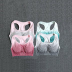 Damen Sportlicher Fitness-BH mit atmungsaktivem Mesh-Material R&B