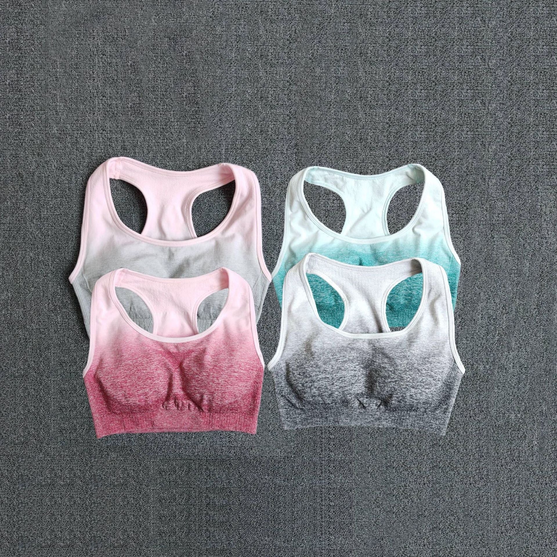 Damen Sportlicher Fitness-BH mit atmungsaktivem Mesh-Material R&B