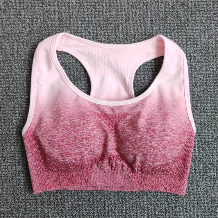 Damen Sportlicher Fitness-BH mit atmungsaktivem Mesh-Material R&B