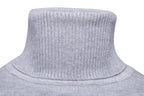 Herren Rollkragenpullover aus weicher Merinowolle mit eleganter Struktur