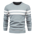 Herren strukturiertes Sweatshirt mit modernen Streifen