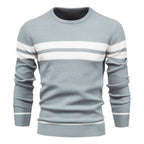 Herren strukturiertes Sweatshirt mit modernen Streifen