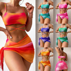 R&B | Tie-Dye dreiteiliger geteilter Bikini