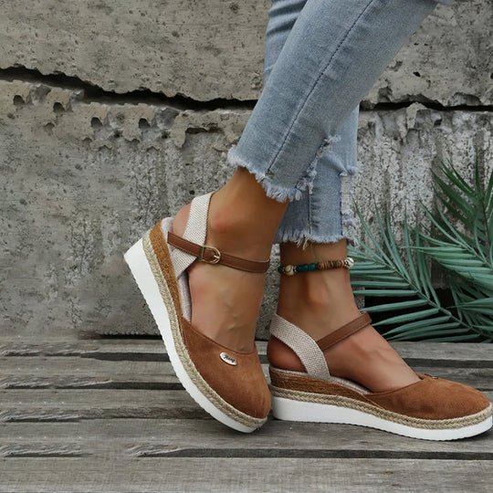 Vintage Wedge Sandalen R&B