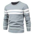 Herren strukturiertes Sweatshirt mit modernen Streifen