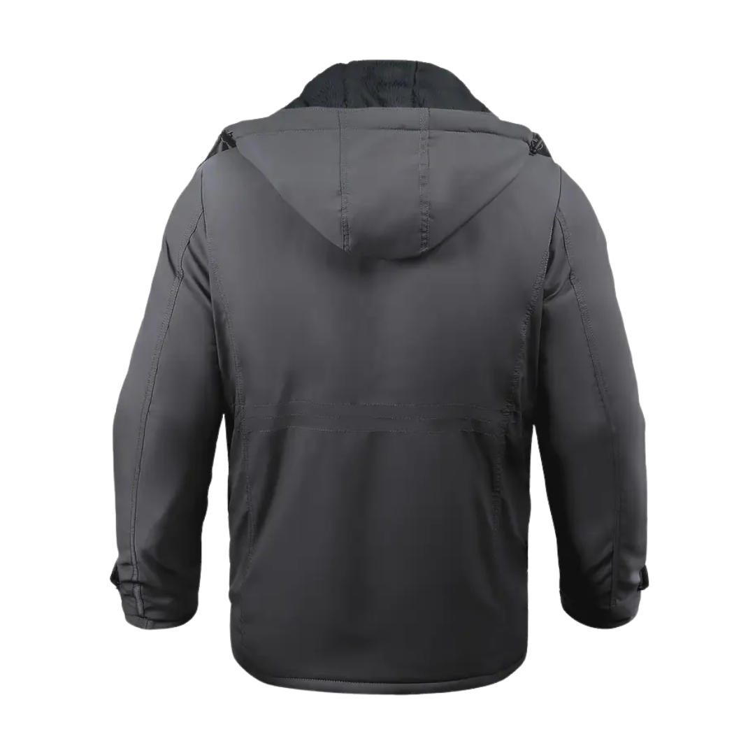 R&B | Herren Winterjacke mit plüschigem Futter & Kapuze