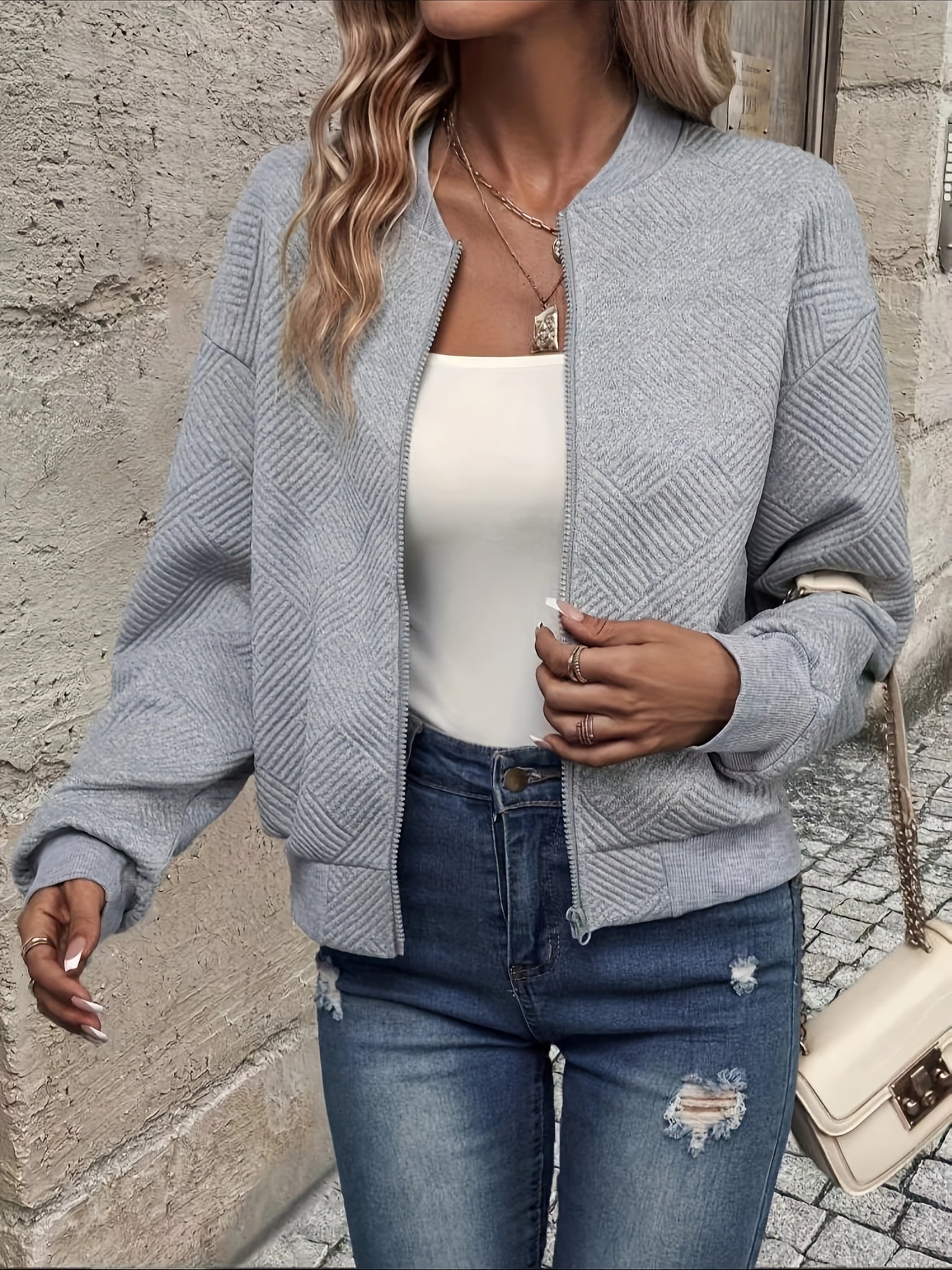 R&B | Damen Zip-Up Jacke