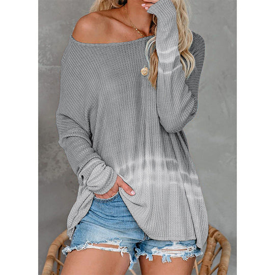 R&B | Pullover Geflochten Lockere Passform Lange Ärmel Freizeit Pullover