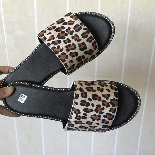 Damen Flauscher Sandalen mit breitem Riemen R&B