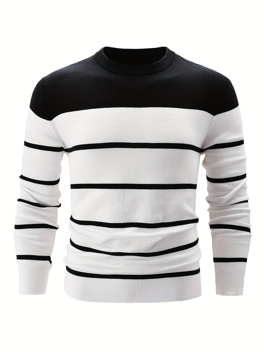 R&B | Gestreifter Pullover Baumwolle Klassisch und Komfortabel