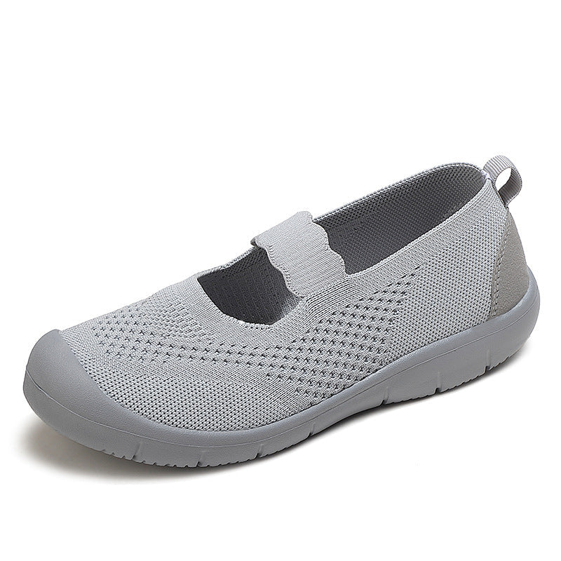 Damen Atmungsaktive Slip-On Freizeitschuhe mit flexiblem Design
