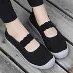 Damen Atmungsaktive Slip-On Freizeitschuhe mit flexiblem Design