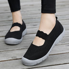Damen Atmungsaktive Slip-On Freizeitschuhe mit flexiblem Design