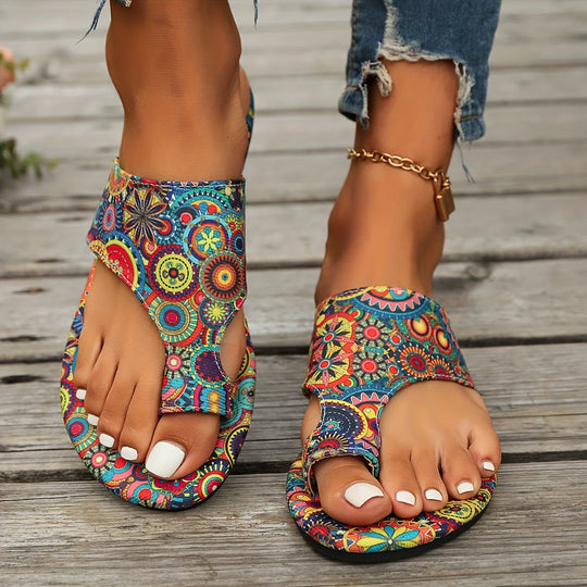 R&B | Florale Flip Flops für Frauen