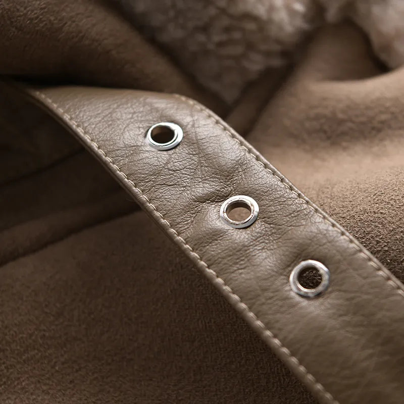 R&B | Wildleder Winterjacke - Warm & Stilvoll