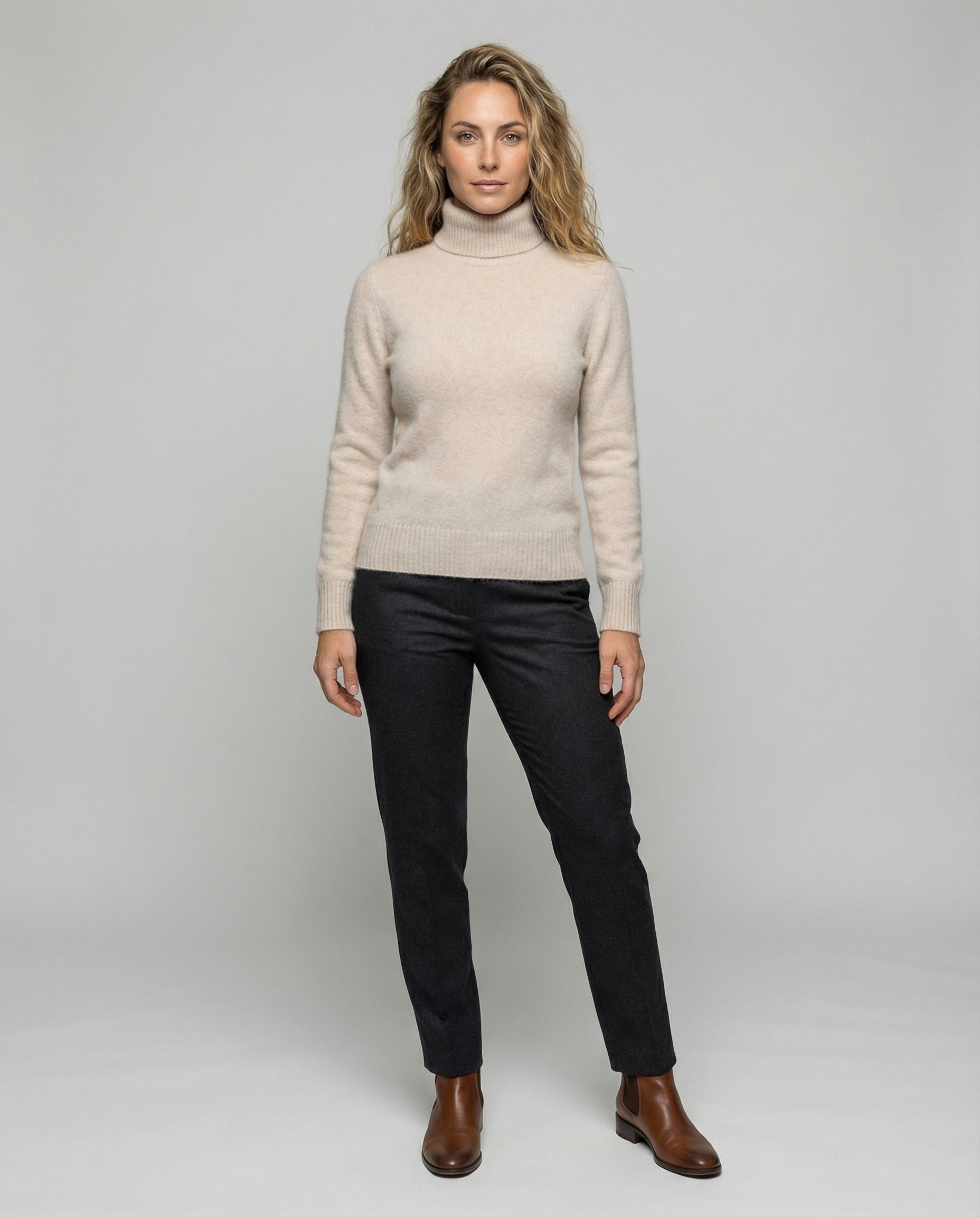 Weicher Rollkragen Damen | R&B
