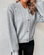 R&B | Stilvolle Strickjacke mit Knöpfen
