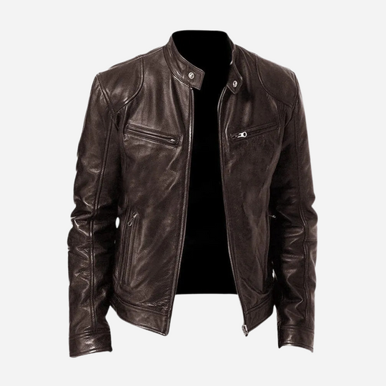 R&B | Stylische Moto-Lederjacke